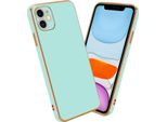 Cadorabo Custodia Protettiva Per Apple Iphone 11 Caso In Verde Telefono Cellulare Custodia Tpu Silicone Fotocamera Protezione Caso