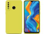 Cadorabo Cover Per Huawei P30 Lite Cover Protettiva In Tpu Giallo Custodia In Silicone Custodia Per Telefono Cellulare