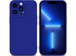 Cadorabo Custodia Per Apple Iphone 13 Pro Max Custodia Protettiva In Silicone Tpu Blu Custodia Per Cellulare