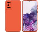 Cadorabo Cover Per Samsung Galaxy S20 Cover Protettiva In Silicone Tpu Arancione Custodia Per Telefono Cellulare