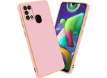 Cadorabo Custodia Protettiva Per Samsung Galaxy M31 In Rosa Custodia Del Telefono Cellulare Custodia In Silicone Tpu Fotocamera Protezione Caso