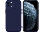 Cadorabo Custodia Per Apple Iphone 11 Pro Max Custodia Protettiva In Silicone Tpu Blu Custodia Per Telefono Cellulare