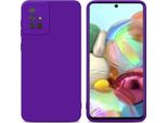 Cadorabo Cover Per Samsung Galaxy A71 4G Cover Protettiva In Silicone Tpu Viola Custodia Per Cellulare