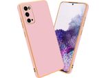 Cadorabo Custodia Protettiva Per Samsung Galaxy S20 In Rosa Custodia Del Telefono Cellulare Custodia In Silicone Tpu Fotocamera Protezione Caso