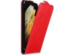 Custodia Cadorabo Per Samsung Galaxy S22 Ultra Custodia Protettiva In Rosso Custodia Flip Per Telefono Cellulare Custodia Cover