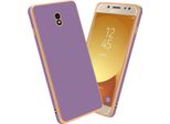 Cadorabo Custodia Protettiva Per Samsung Galaxy J3 2017 Cover In Viola Custodia Per Telefono Cellulare Tpu Silicone Fotocamera Protezione Custodia