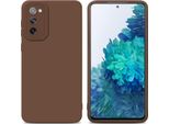 Cadorabo Cover Per Samsung Galaxy S20 Fe Cover Protettiva In Tpu Marrone Custodia In Silicone Custodia Per Cellulare