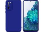 Cadorabo Cover Per Samsung Galaxy S20 Fe Cover Protettiva In Silicone Tpu Blu Custodia Per Telefono Cellulare