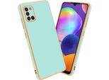 Cadorabo Cover Protettiva Per Samsung Galaxy A31 Cover In Verde Cover Telefono Cellulare Tpu Silicone Fotocamera Protezione Caso