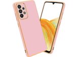 Cadorabo Custodia Protettiva Per Samsung Galaxy A33 5G In Rosa Custodia Del Telefono Cellulare Custodia In Silicone Tpu Fotocamera Protezione Custodia