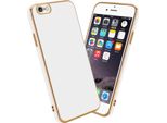 Cadorabo Custodia Protettiva Per Apple Iphone 6 / 6S Custodia In Bianco Per Telefono Cellulare Custodia In Silicone Tpu Fotocamera Protezione Caso