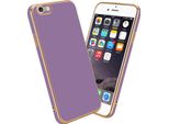 Cadorabo Custodia Protettiva Per Apple Iphone 6 Plus / 6S Plus Custodia In Viola Custodia Del Telefono Cellulare Tpu Silicone Fotocamera Protezione Custodia