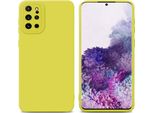 Cadorabo Cover Per Samsung Galaxy S20 Plus Cover Protettiva In Silicone Tpu Giallo Custodia Per Cellulare