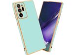 Cadorabo Custodia Protettiva Per Samsung Galaxy Note 20 Ultra Cover In Verde Custodia Del Telefono Cellulare Tpu Silicone Fotocamera Protezione Caso
