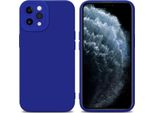Cadorabo Custodia Per Apple Iphone 11 Pro Max Custodia Protettiva In Silicone Tpu Blu Custodia Per Telefono Cellulare