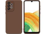 Cadorabo Cover Per Samsung Galaxy A72 4G / 5G Cover Protettiva In Tpu Marrone Custodia In Silicone Custodia Per Cellulare