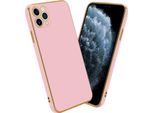 Cadorabo Custodia Protettiva Per Apple Iphone 12 Pro In Rosa Custodia Del Telefono Cellulare Custodia In Silicone Tpu Fotocamera Protezione Custodia