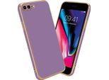 Cadorabo Custodia Protettiva Per Apple Iphone 7 Plus / 7S Plus / 8 Plus Custodia In Viola Custodia Del Telefono Cellulare Tpu Silicone Fotocamera Protezione Caso