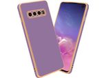 Cadorabo Custodia Protettiva Per Samsung Galaxy S10 4G Cover In Viola Custodia Del Telefono Cellulare Tpu Silicone Fotocamera Protezione Caso