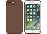 Custodia Cadorabo Per Apple Iphone 7 Plus / 7S Plus / 8 Plus Custodia Protettiva In Silicone Tpu Marrone Custodia Per Telefono Cellulare