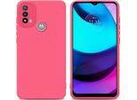 Cadorabo Cover Per Motorola Moto E20 Cover Protettiva In Tpu Rosso Custodia In Silicone Custodia Per Cellulare