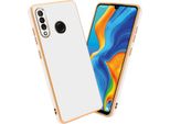 Cadorabo Cover Protettiva Per Huawei P30 Lite Cover In Bianco Telefono Cellulare Cover Tpu Silicone Fotocamera Protezione Caso