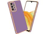 Cadorabo Custodia Protettiva Per Samsung Galaxy A33 5G Cover In Viola Custodia Del Telefono Cellulare Tpu Silicone Fotocamera Custodia Di Protezione Caso