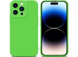 Custodia Cadorabo Per Apple Iphone 14 Pro Max Custodia Protettiva In Silicone Tpu Verde Custodia Per Telefono Cellulare