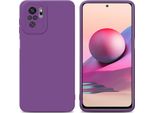 Cadorabo Custodia Per Xiaomi Redmi Note 10 4G / Redmi Note 10S Custodia Protettiva In Silicone Tpu Viola Custodia Per Telefono Cellulare