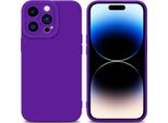 Cadorabo Custodia Per Apple Iphone 14 Pro Max Custodia Protettiva In Silicone Tpu Viola Custodia Per Telefono Cellulare