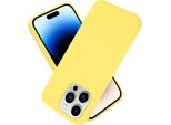 Cadorabo Custodia Protettiva Per Apple Iphone 14 Pro Custodia In Giallo Telefono Cellulare Case Cover Tpu Etui