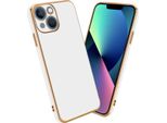 Cadorabo Custodia Protettiva Per Apple Iphone 14 Custodia In Bianco Telefono Cellulare Custodia Tpu Silicone Fotocamera Protezione Caso