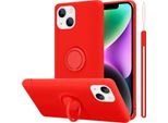 Cadorabo Custodia Per Apple Iphone 14 Custodia Protettiva In Rosso Custodia Per Cellulare Tpu Custodia Cover
