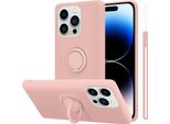 Custodia Cadorabo Per Apple Iphone 14 Pro Custodia Protettiva In Rosa Custodia Per Telefono Cellulare Tpu Custodia Cover