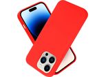 Cadorabo Custodia Protettiva Per Apple Iphone 14 Pro Custodia In Rosso Telefono Cellulare Custodia Cover Tpu Etui