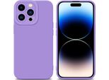 Cadorabo Custodia Per Apple Iphone 14 Pro Max Custodia Protettiva In Silicone Tpu Viola Custodia Per Telefono Cellulare