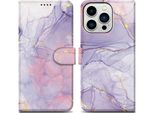 Cadorabo Custodia Protettiva Per Apple Iphone 14 Pro Case Design Viola Custodia Per Cellulare Custodia Protettiva Custodia Magnetica Custodia Cover
