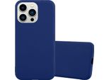Cadorabo Custodia Per Apple Iphone 14 Pro Max Custodia Protettiva In Blu Custodia Per Telefono Cellulare Custodia In Silicone Tpu Cover