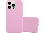 Custodia Cadorabo Per Apple Iphone 14 Pro Custodia Protettiva In Rosa Custodia Per Cellulare Tpu Custodia In Silicone Cover