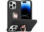 Cadorabo Custodia Protettiva Per Apple Iphone 14 Pro Custodia In Nero Telefono Cellulare Custodia Cover Case Silicone Tpu
