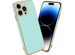 Cadorabo Custodia Protettiva Per Apple Iphone 14 Pro Custodia In Verde Telefono Cellulare Custodia Tpu Silicone Fotocamera Protezione Custodia