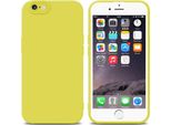 Custodia Cadorabo Per Apple Iphone 6 / 6S Custodia Protettiva In Tpu Giallo Custodia In Silicone Custodia Del Telefono Cellulare