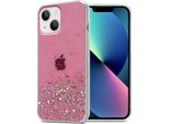 Cadorabo Custodia Per Apple Iphone 14 Plus Custodia Protettiva In Rosa Custodia Per Telefono Cellulare Custodia Tpu Custodia Cover Glitter Glitter