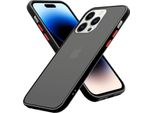 Cadorabo Custodia Per Apple Iphone 14 Pro Max Custodia Protettiva In Silicone Tpu Trasparente Custodia Per Telefono Cellulare Ibrida Custodia Protettiva