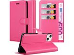 Cadorabo Custodia Per Apple Iphone 14 Plus Custodia Protettiva In Rosa Custodia Per Cellulare Cover Chiusura Magnetica