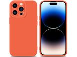 Cadorabo Custodia Per Apple Iphone 14 Pro Custodia Protettiva In Silicone Tpu Arancione Custodia Per Telefono Cellulare