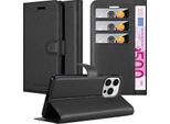 Cadorabo Custodia Per Apple Iphone 14 Pro Custodia Protettiva In Nero Custodia Per Cellulare Custodia Cover Chiusura Magnetica