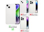 Cadorabo Custodia Protettiva Per Apple Iphone 14 Plus Custodia Design Nero Custodia Per Cellulare Custodia Protettiva Custodia Magnetica Custodia Cover