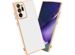 Cadorabo Cover Protettiva Per Samsung Galaxy Note 20 Ultra Cover In Bianco Cover Telefono Cellulare Tpu Silicone Fotocamera Protezione Caso