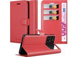 Cadorabo Custodia Per Xiaomi Poco M4 Pro 5G Custodia Protettiva In Rosso Custodia Per Cellulare Cover Chiusura Magnetica